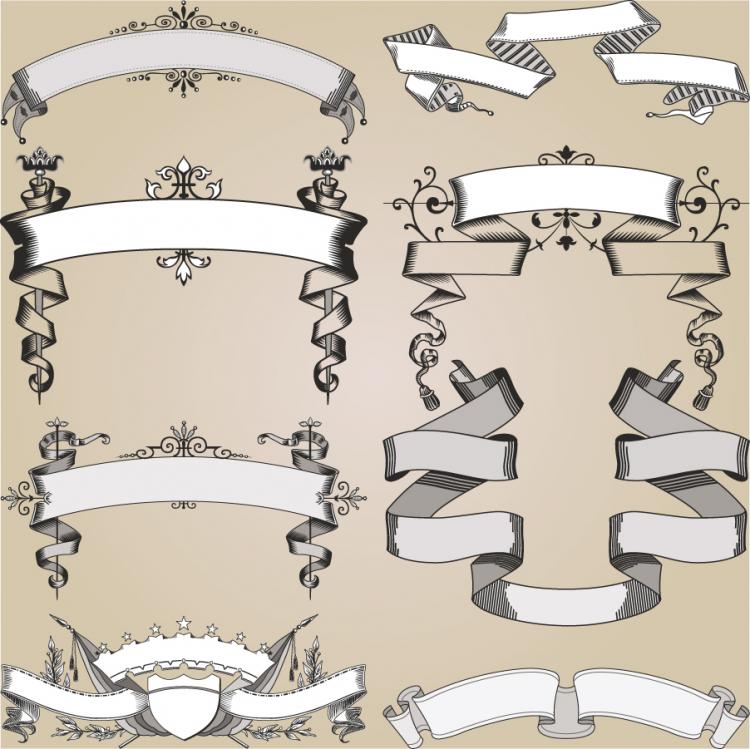 free vector Europeanstyle lace pattern 04 vector
